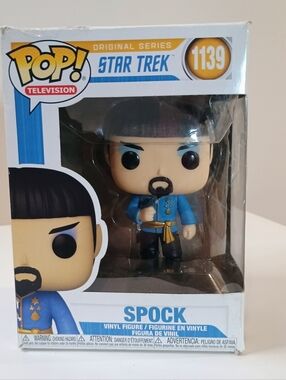 Valuted Rare Funko Pop! Television Star Trek Spock #1139 - Blue Uniform